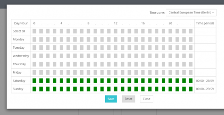 Campaigns Scheduling Modal